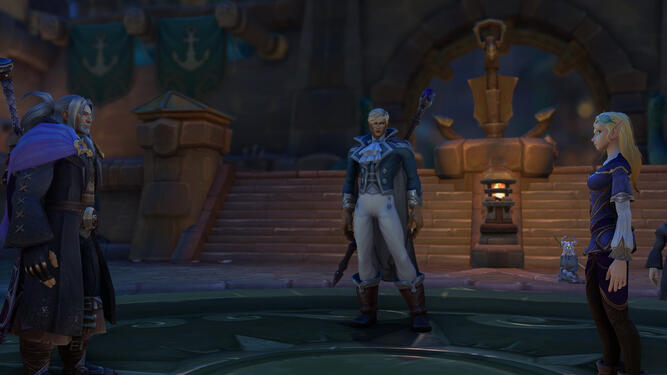 Match One: Ariel Starchaser (Player 2) versus Koje Doran (Player 5). After a sharp exchange, Ariel emerges victorious!