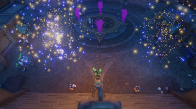 A dazzling firework display by Dax and Shelley lights up the skies to celebrate the finale!